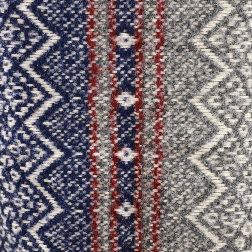 Vintage 100% Virgin Wool Southwestern Striped Blanket - Picture 5 of 12